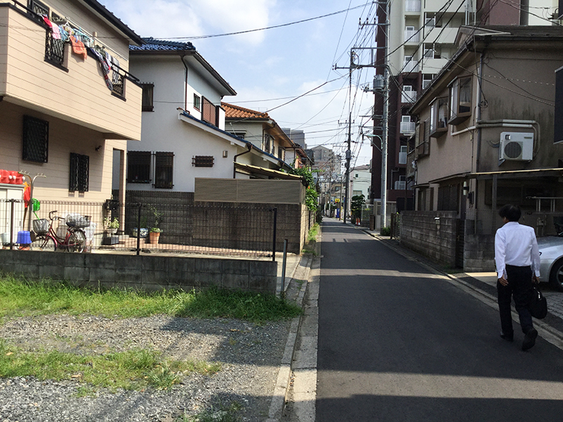 北浦和駅東側の住宅街