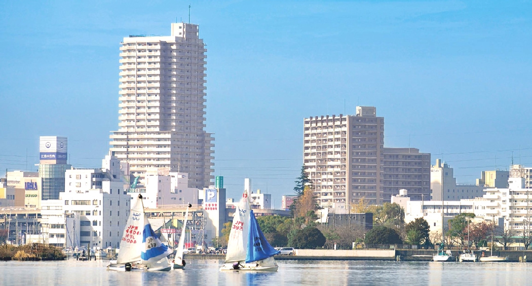 土浦市の市街地