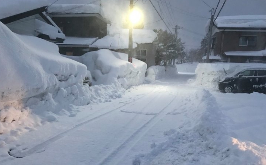 羽後町の雪