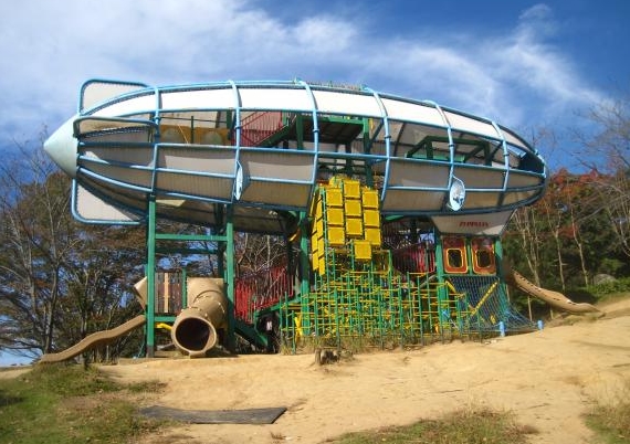 霞ヶ浦総合公園のツェッペリン号