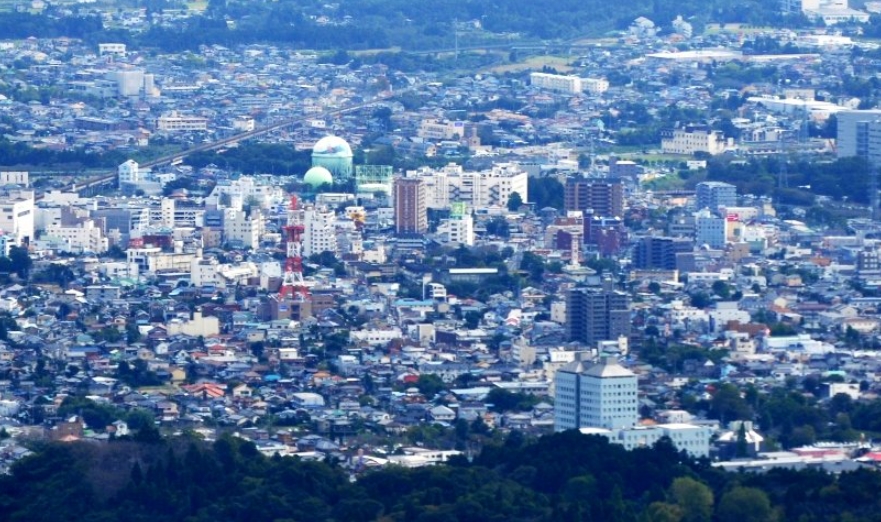 茂原市市街地