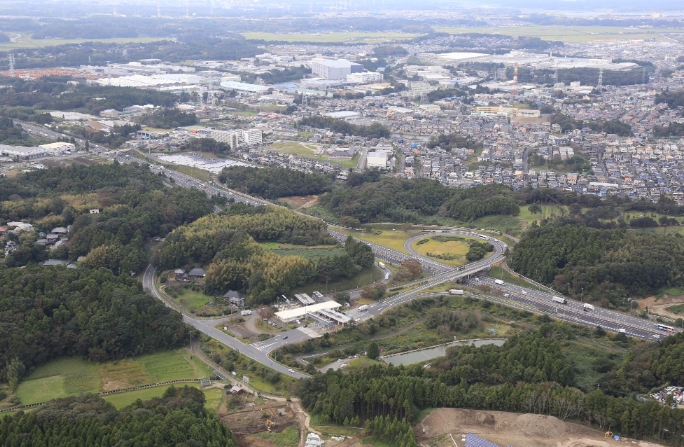 佐倉市の町並み