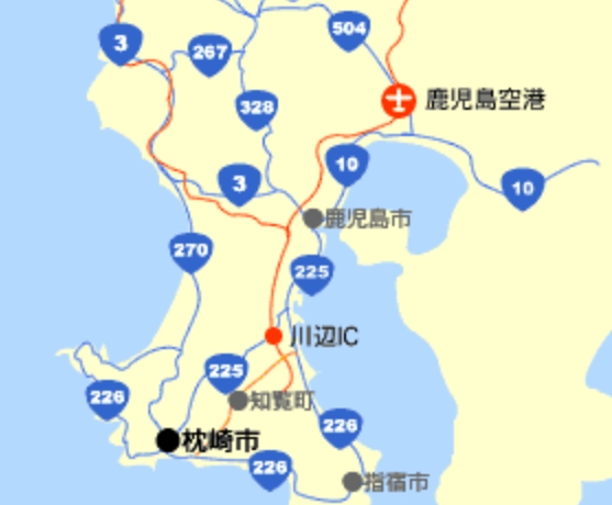 枕崎市 アクセス