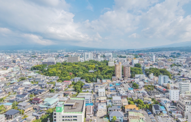 三島市の風景