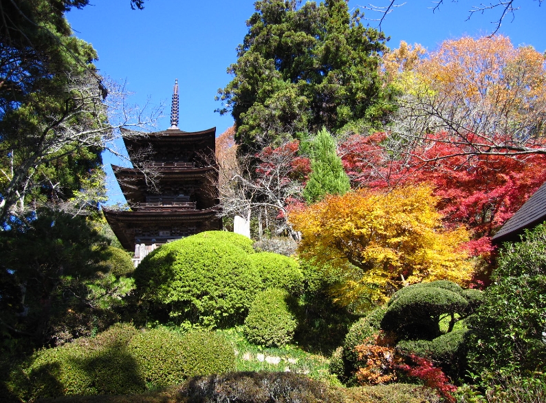 国宝大法寺三重塔