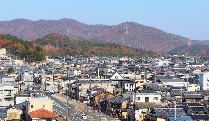 南丹市 街並み