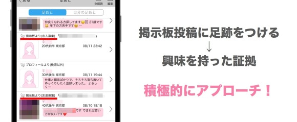 掲示板 足跡