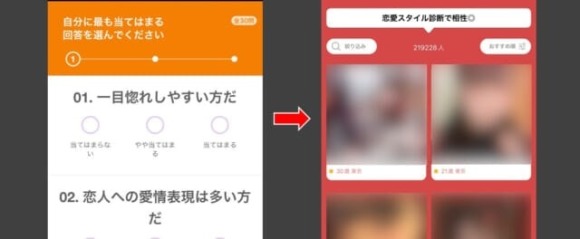 with 性格診断