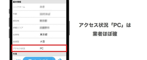 アクセス状況がPC