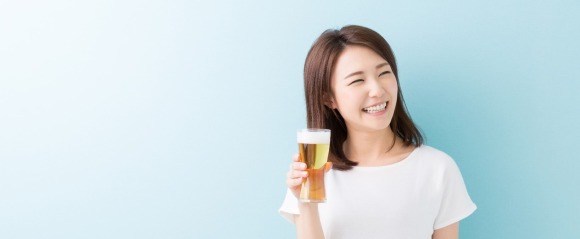 お酒好きの女性