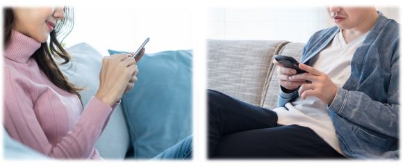 会う前に写メ交換やLINE電話ができる