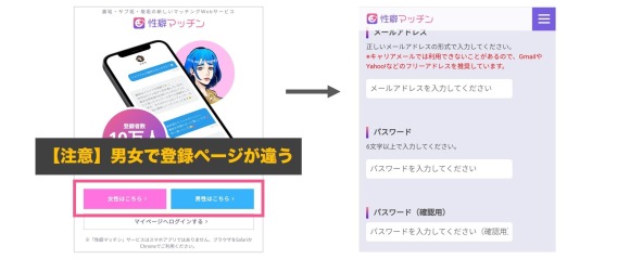 まずは会員登録