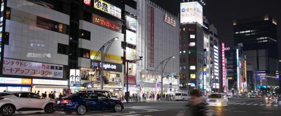 ラブホテルの近い繁華街
