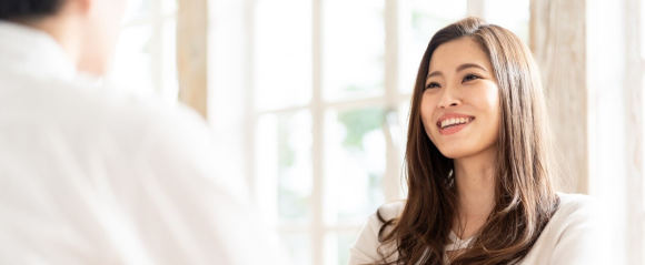 会話のノリが良い女性