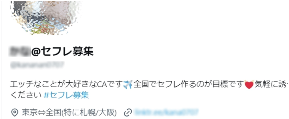 Twitter セフレ募集