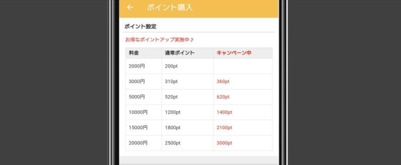 キャンペーン期間中の課金額