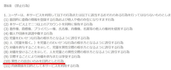 禁止行為