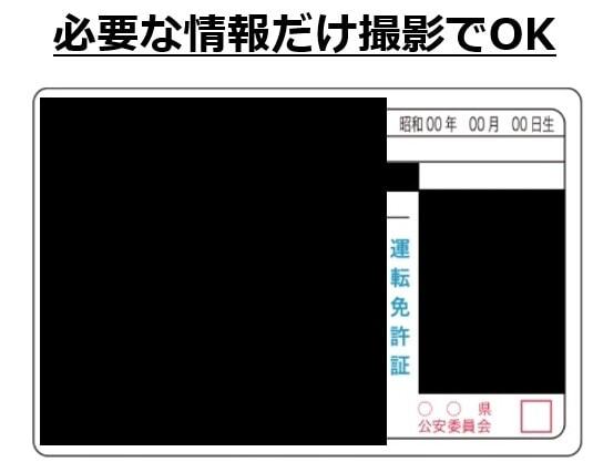 ハッピーメールに必要な情報(運転免許証)