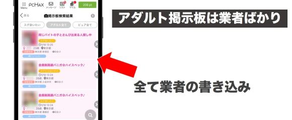 アダルト掲示板に業者が多いことの解説