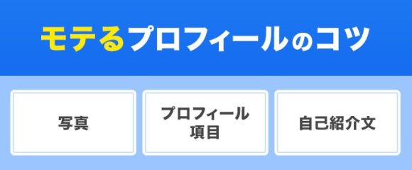 モテるプロフィールのコツ