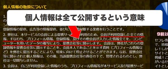 個人情報が漏洩する恐れがある