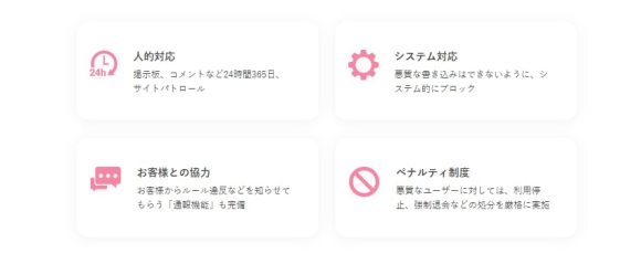 ワクワクメール　安全制への取り組み