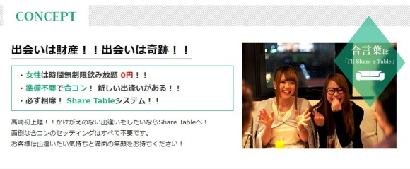 Share Table