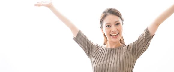 ノリが良い女性のイメージ画像