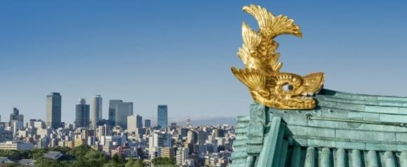 名古屋城のしゃちほこ写真
