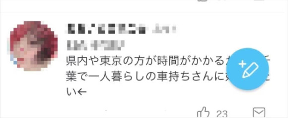 つぶやきの閲覧と投稿