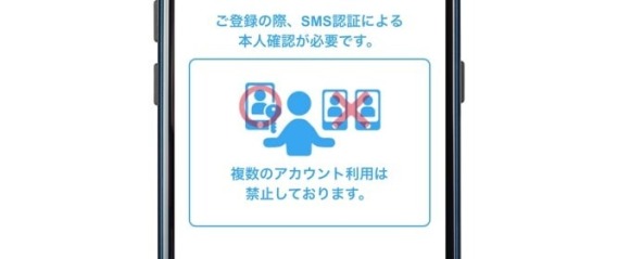 SMS認証する