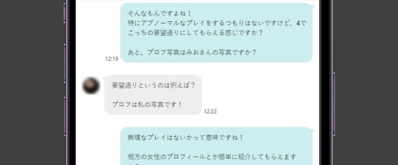 ワクワクメール メッセージ 要望 3P プレイ内容