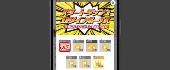 Jメール スタートダッシュログインボーナス