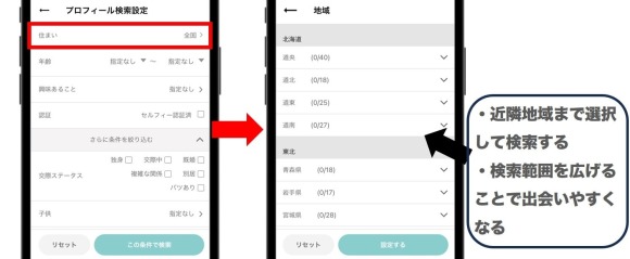 プロフィール検索で探す