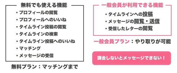 セクシャルマッチング 一般会員 プラン