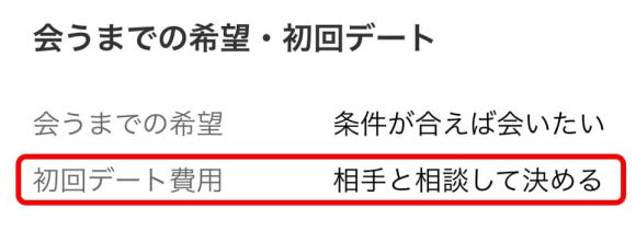 初回デート費用は相談して決める