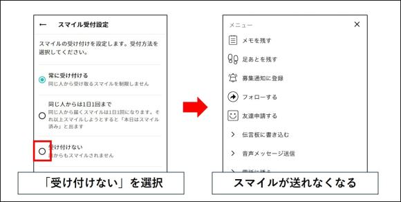 ワクワクメール スマイルを受け取らないようにする方法