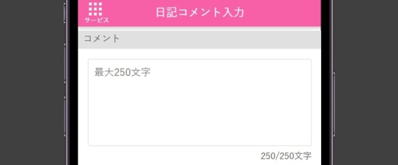 日記にコメント