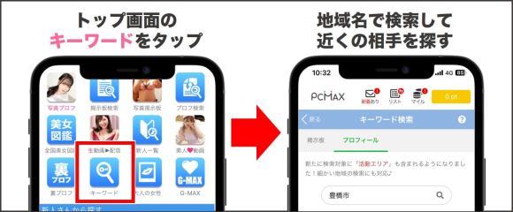 PCMAXで豊橋のセフレを探すコツ