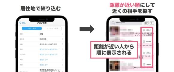 ハッピーメールで神奈川在住の相手を探す方法