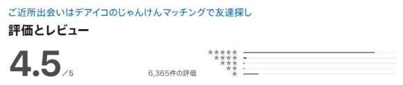 デアイコ AppStore レビュー