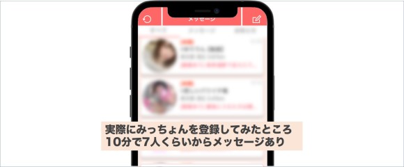 みっちょんはサクラが多い