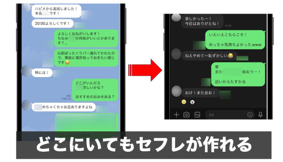 ハッピーメールで会えた