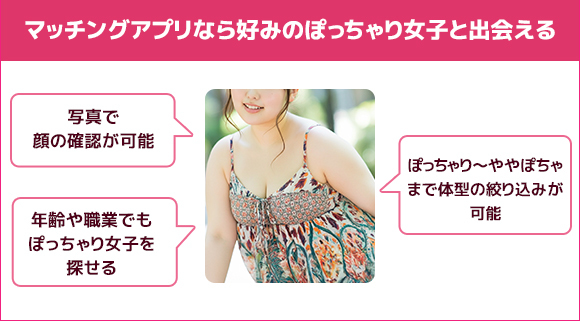 マッチングアプリなら好みのぽっちゃり女子と出会える