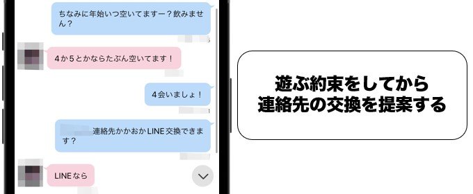 ハッピーメール 連絡先の交換