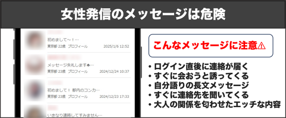 PCMAX 積極的なメッセージ