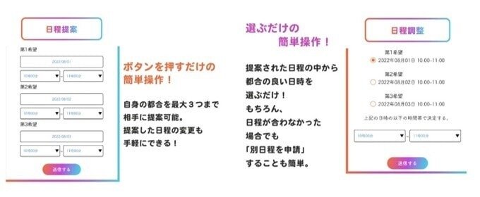 コイサポでマッチング成立