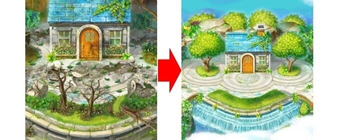 恋庭は荒れ果てた庭を手入れする農園ゲーム