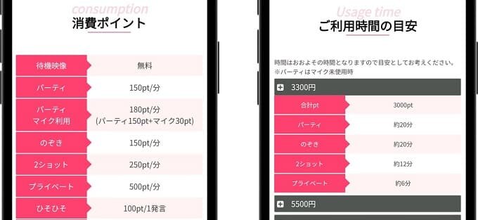 料金設定が明確
