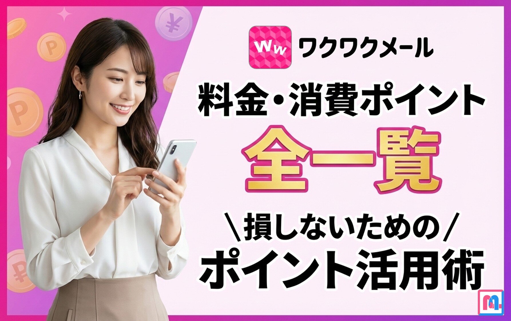 ワクワクメールの料金とポイント消費一覧！無料ポイントが貰える裏技も大公開 - マッチングアプリplus